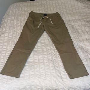J Crew Drawstring Men’s Khaki Pants Tag Attached size M